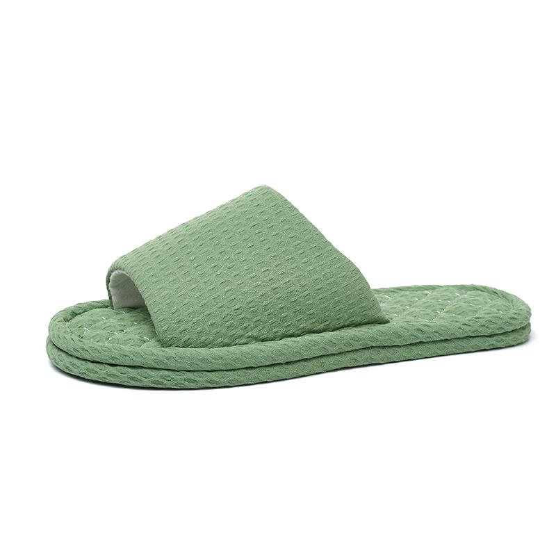 Модная домашняя обувь Тапочки женские хлопчатобумажные домашние тапочки