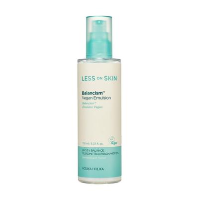 МЕНЬШЕ на SKIN BALANCISM VEGAN EMULSION HOLIKA HOLIKA Korean Slightly Adic Vegan CICA Centella Centella Jojoba Ester Niacinamide Увлажнение кожи