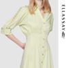 ELLASSAY V-Neck Shirt Dress for Women