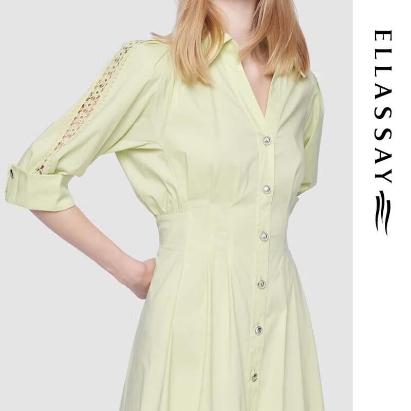 ELLASSAY V-Neck Shirt Dress for Women