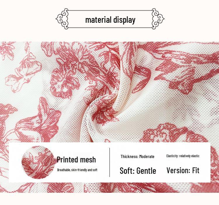 Женский этнический танцевальный топ из марли для экзаменов по искусству 2025 года — сказочный струящийся костюм.