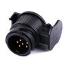 13 to 7 Pin Plug Adapter for Car Trailers Padlock Waterproof Connector 12V Protect Towing Anti Socket Towbar Accessories