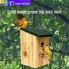 Solid Wood Hanging Bird Nest for Winter Breeding - Outdoor Garden Decoration