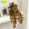 80 см искусственное растение красный кленовый лист плющ домашний декор зеленый вьющийся лист ротанг праздничный уличный декор спальни искусственный цветок