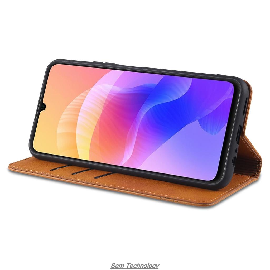 Роскошный магнитный адсорбционный кожаный чехол для телефона Huawei Nova Y60 Y 60 Flip Cover Защитный чехол Capa Fundas Coque