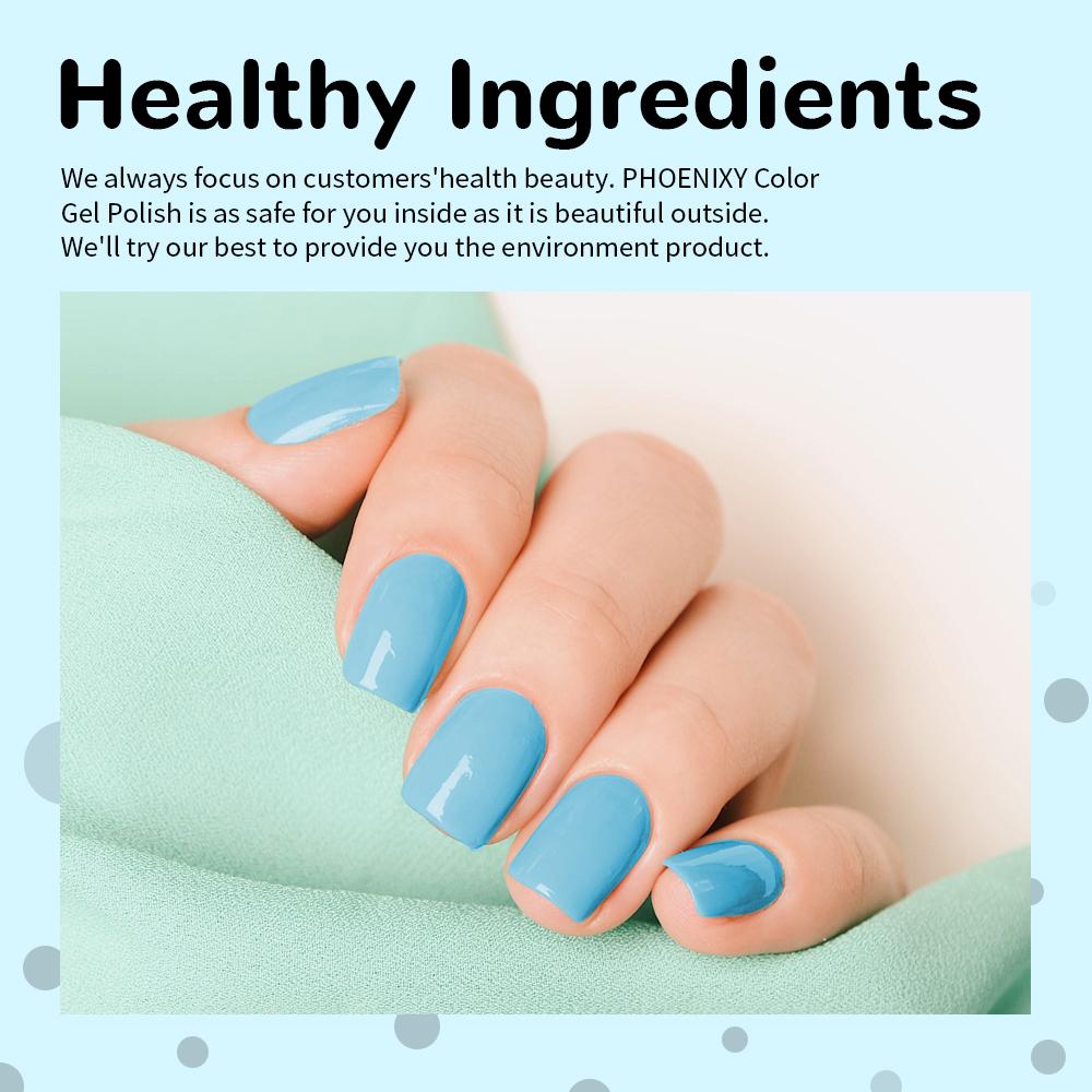 Гель-лак для ногтей PHOENIXY, 8 мл, отмачиваемый гель-лак для дизайна ногтей, маникюрного салона, лампы для ногтей своими руками и украшения домашнего гелевого дизайна ногтей