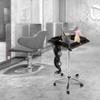 Removable Hair Extension Tool Tray ABS Hairstylist Rolling Cart with Storage Platform and Separator Stand, Adjustable Height