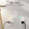 Умная вилка Tuya, Wi-Fi розетка Us 10a, розетка Smart Life, функция синхронизации, голосовое управление, работает с Alexa Google Assistant