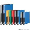 KOKUYO File Clear Book Basic Fixed Type Side Throw A4 40 Pockets Blue La-B220B