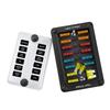 1 Set 12 Road Fuse Box Lights or Fuse Distribution Block Fuse Organizer and Fuse Ring Silicone Sealing Waterproof Terminal