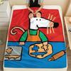 1PC Maisy Mouse Print Flannel Blanket, High quality Comfortable for All Seasons, Home Decor, Warmth and Comfort, Perfect for Christmas Gifts 81