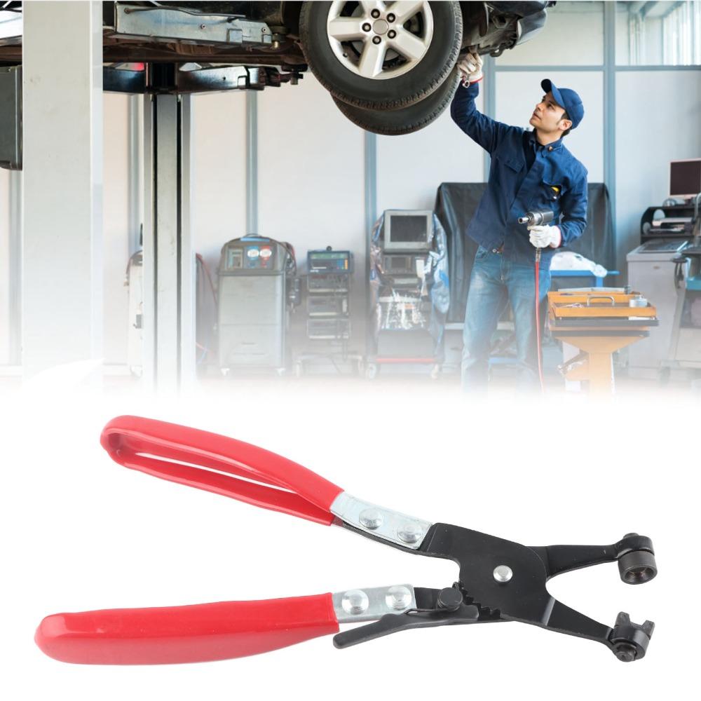 Ring-Type Compatible Hose Clamp Pliers Rubber Handle Flat Band Clamp Pliers Water Pipe Maintenance