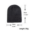 Autumn and Winter New Velvet Colored Small Horizontal Strip Pullover Hat Knitted Wool Hat