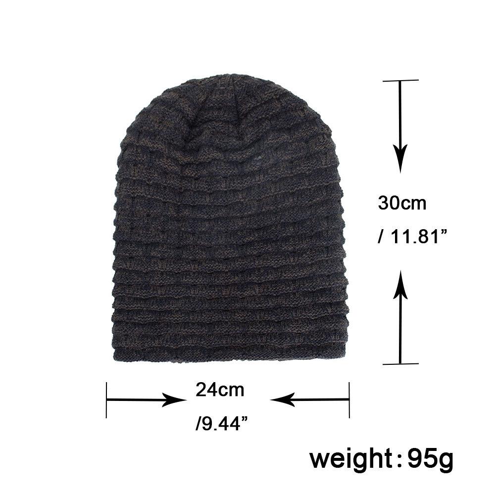 Autumn and Winter New Velvet Colored Small Horizontal Strip Pullover Hat Knitted Wool Hat