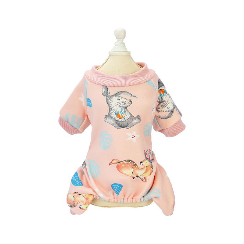 7 цветов принт пижамы для собак маленьких пород весна осень щенок кошка комбинезон йоркширский терьер талисманы одежда honden kleding