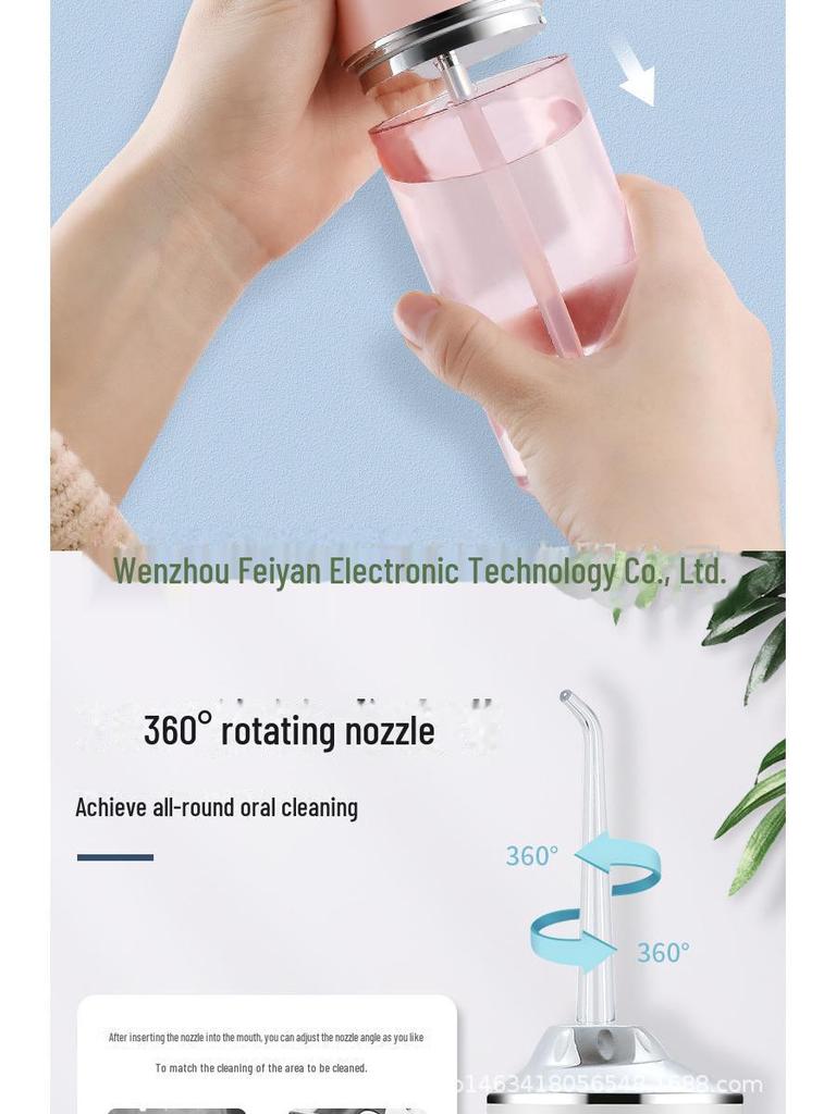 Milang Water Flosser: Идеально подходит для домашнего использования и ортодонтии, эффективно очищает и распыляет для оптимальной гигиены полости рта.