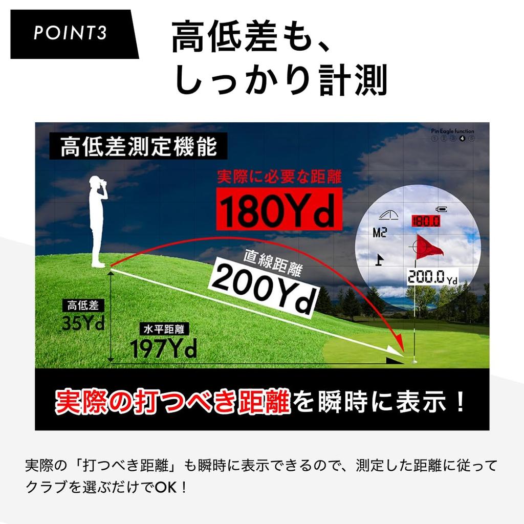 Лазерный дальномер для поиска без стабилизации изображения измерение разницы высот второй 6-кратный оптический дальномер для гольфа измерение расстояния