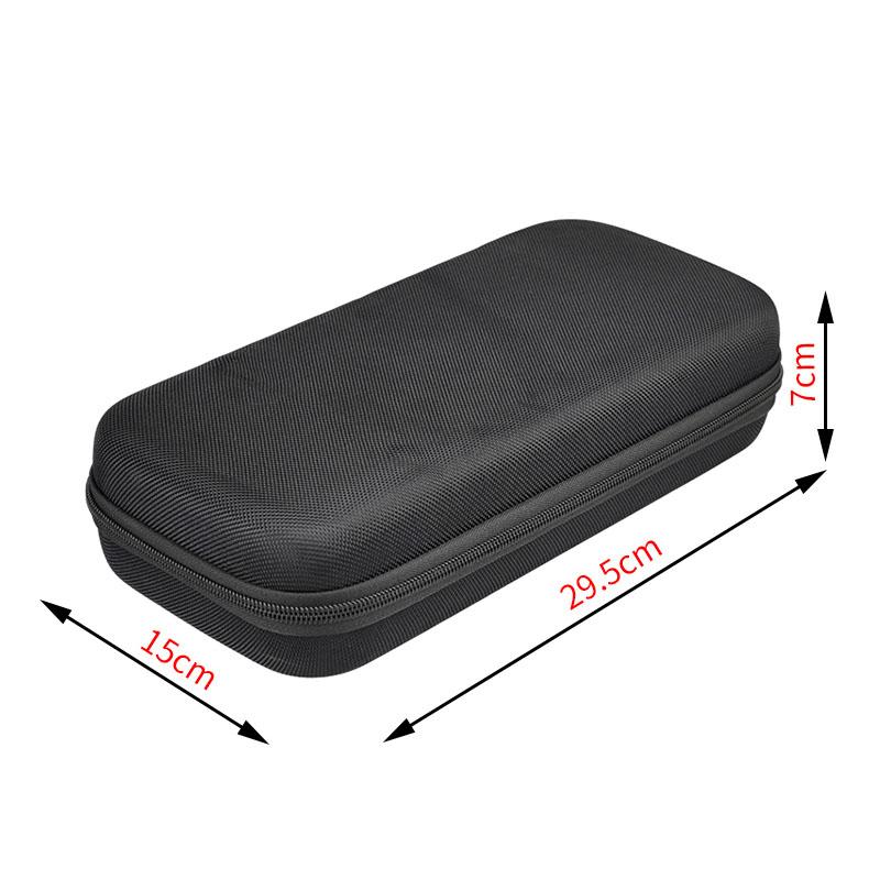 Hard EVA Microphone Storage Bag+Foam Mini Mic Hood Shockproof Large-capacity Carrying Case Bag for Travel Camping Business Trip