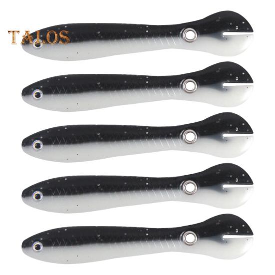 1/5 шт 10 см/6 г мягкая приманка вьюн силиконовая бионическая вьюн с отверстием искусственная рыболовная приманка для соленой воды пресноводного окуня судака форели змееголовой рыбалки