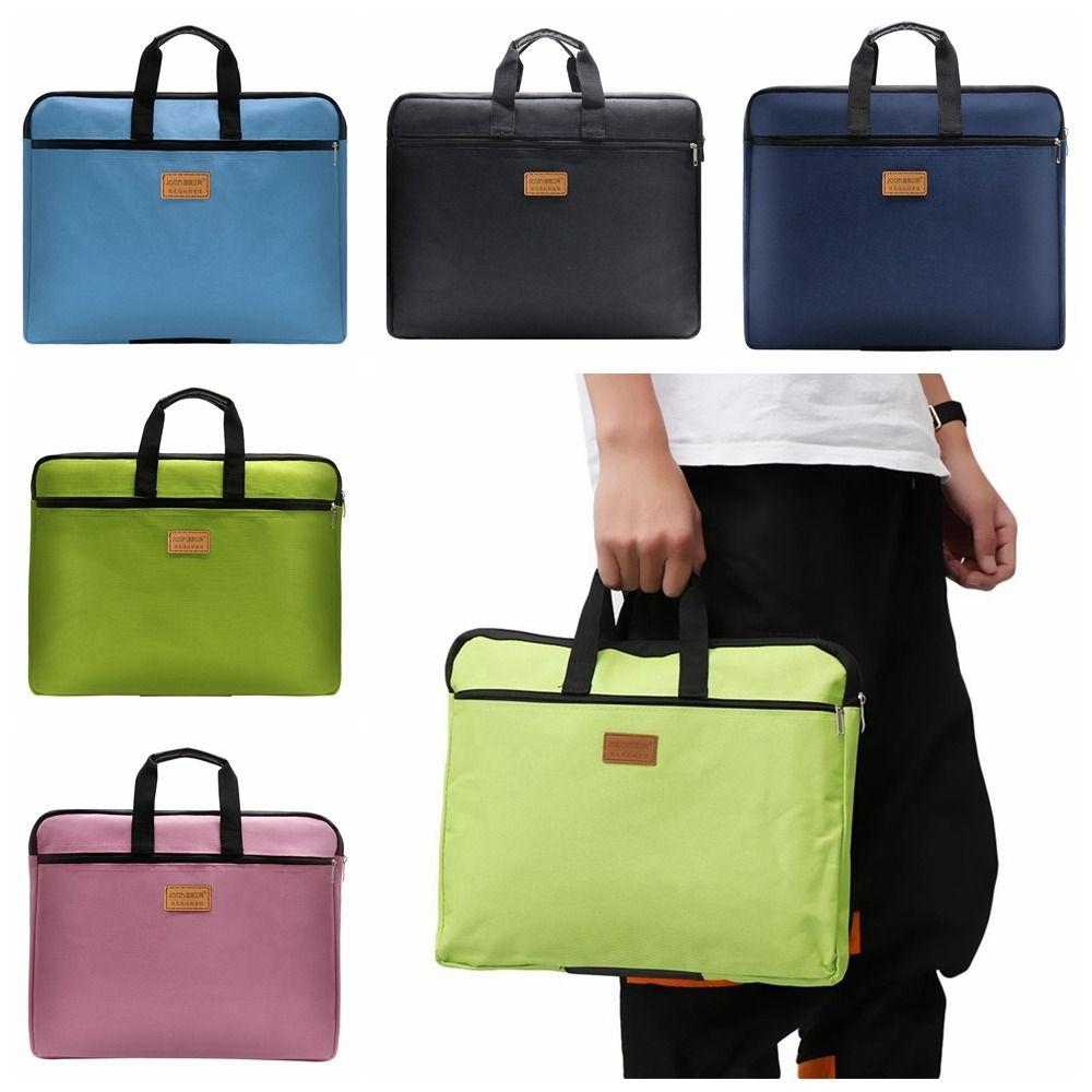 Портативная сумка для документов формата А4 из ткани Оксфорд, многослойная сумка для документов, простая папка для файлов формата А4, канцелярские принадлежности