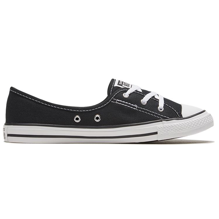 Converse Кеды Chuck Taylor All Star Ballet Lace Slip Черно-белые Женские 566775C