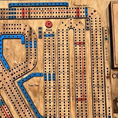 Набор классической игры в криббидж большого размера Семейная игра Война криббиджа или Семейная настольная игра Набор для игры родителя и ребенка