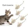 5 шт. Игрушка для жевания кошек, устойчивый к укусам сизалевый хвост, плюшевая игрушка для кошек, котят, игрушка-симуляция мыши, товары для питомцев