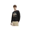 New FILA Dragon Dragon Series Sweatshirt Unisex Jet Black F11M419215F-BK