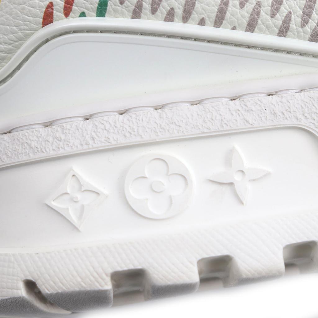 Very Good LOUIS VUITTON sneakers LV Trainer Maxi Beige multi mens 9 1ACR19 Used