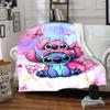 1pc S-Stitch13 Blanket, Gift, for Men and Women, Soft Blanket, Good for Sofa Bed Couch Travel, Lightweight Flannel Blanket