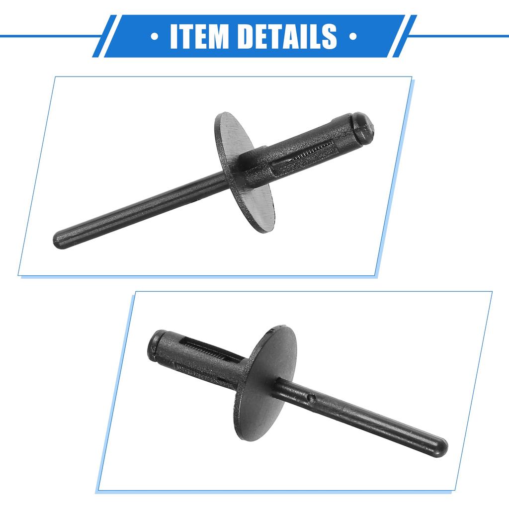 VekAuto 30 шт. Пистоны подкрылка для BMW X1 2013-2023 Прочный пластик Черный Подкрылок