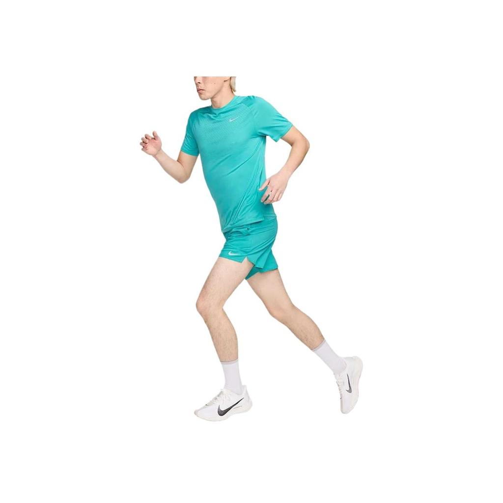 Nike Dri-FIT ADV Stride Быстросохнущая Удобная Дышащая Футболка с Коротким Рукавом Мужская Топы Зеленая HV5204-345