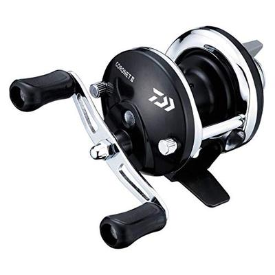 Daiwa Катушка для подледной рыбалки Coronet 2, черная, с правой ручкой (Модель 2020 года)