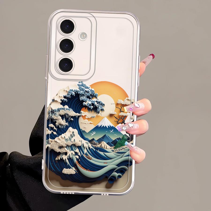 Чехол для Samsung Galaxy A54 A15 A14 A16 A52 A31 A25 A51 A33 A52 A55 A23 A34 A35 A26 A24 A56 A50 A36 A13 Чехол для телефона Летнее небо