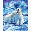 5D DIY Diamond Painting Polar Bears Embroidery Diamond Cross Stitch Rhinestone Mosaic Home Decor