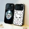 1 шт. Милый чехол для телефона B-Boykisser для iPhone 17, 16, 15, 14, 13, 12, 11, Pro, MAX, серый, матовый, силиконовый, черный