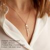 EMANCO Custom Name Necklace Cross Customized Chains Stainless Steel Pendant Jewelry For Women Personalized Birthday Gift