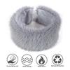1 шт. Обруч для шляпы Теплая шапка Ветрозащитная Без шапки Модный аксессуар для волос Акриловое волокно Плюш