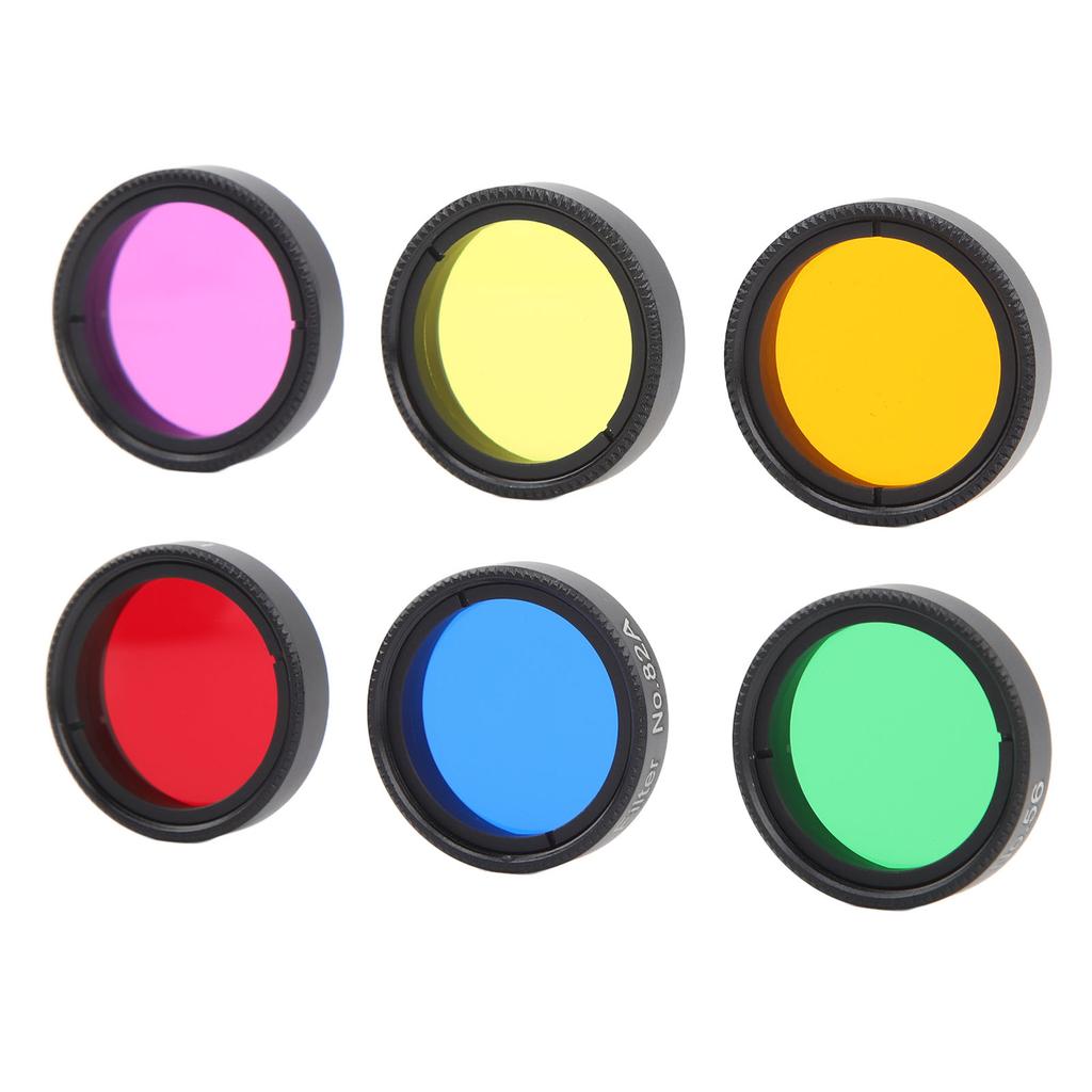 Telescope Filters 6 In 1 1.25in Compatibility Telescope Moon Filter for 1.25 Inch Telescope
