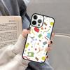 Ножницы для шитья Пуговицы Чехол для телефона Cover для iPhone 17 Air 16 16e 15 13 14 11 12 Pro Max Plus coque fundas Shell