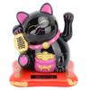 3,5-дюймовый Lucky Fortune Cat на солнечных батареях, машущая счастливая кошка, украшение для рабочего стола, вход в дом