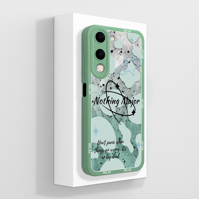 Для Vivo Y04 Y03 Y02 Y11 Y15 Y20 Чехол для телефона Милый мультяшный узор для девочек Гладкий жидкий силикон Противоударная защита Задние крышки Чехол для корпуса Vivo