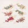 Bridesmaid Hair Jewelry Crystal Crown Bridal Clips Flower Hair Pin Leaves Tiara Hair Combs