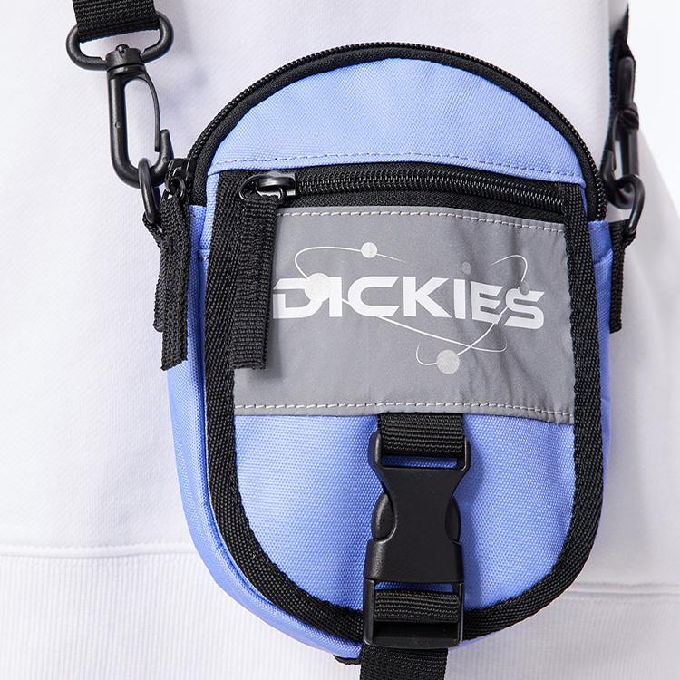 Dickies Adjustable Shoulder Strap Zipper Closure Crossbody Bag Unisex bags Light-Purple DK011078D05