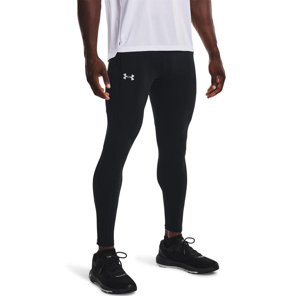 UNDER ARMOR Термобелье для бега UA Fly Fast 3.0 Леггинсы Мужские ЧерныйЧерныйСветоотражающий SM