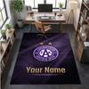 Crystal Velvet Rug Austria Wien FC Print Custom Name Text Floor Mat Home Decor