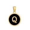 6Pcs Oil-dripping Letter Pendant DIY Jewelry Making Charm  Jewelry Accessories
