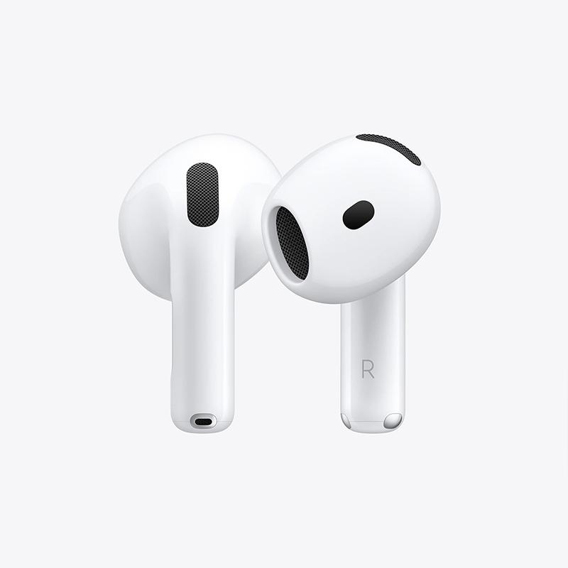 Apple AirPods 4 True Wireless Наушники Пространственное Аудио Датчик Силы Управление Hands Free Наушники Для iOS Android Смартфонов