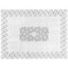 Made in Japan, Vinyl Tablecloth, Rectangular, Water-Repellent, Waterproof, White, Stylish, Rose Lace, Easy Wipe-Off, Medium, 120x150cm