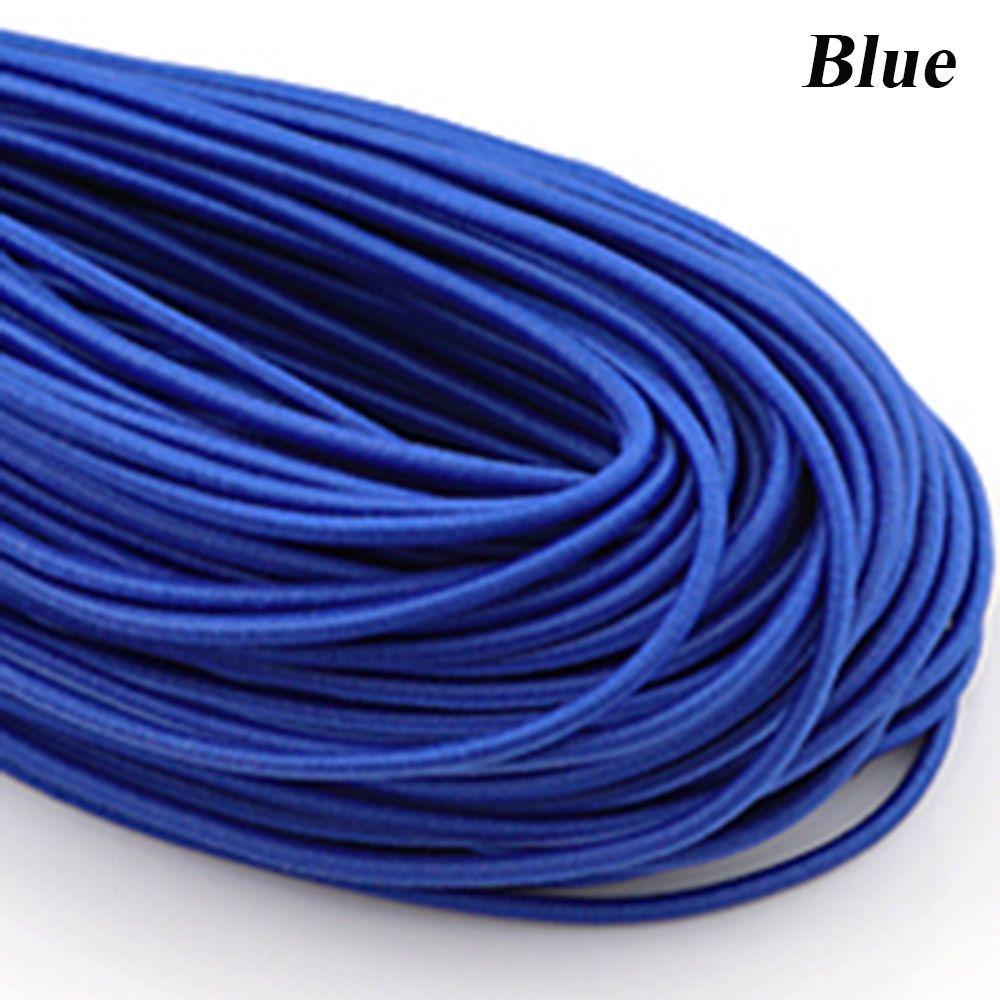 3mm 10m Accessory DIY Line Fabric Apparel Round Rubber Colorful Elastic Band Sewing Rope